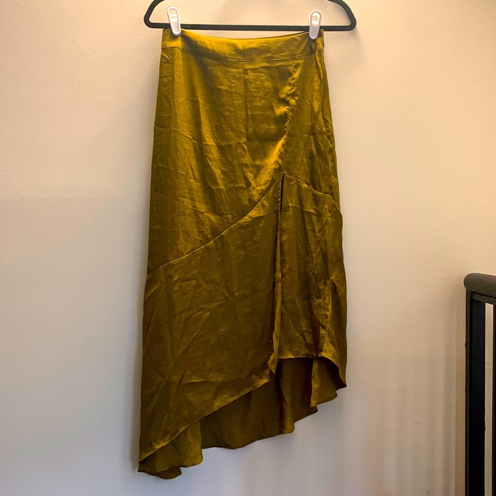 Free People satin skirt